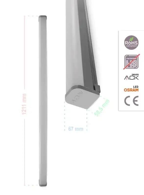 ACK AT03-01230 36W 6500K IP65 120CM Led Etanj Armatür