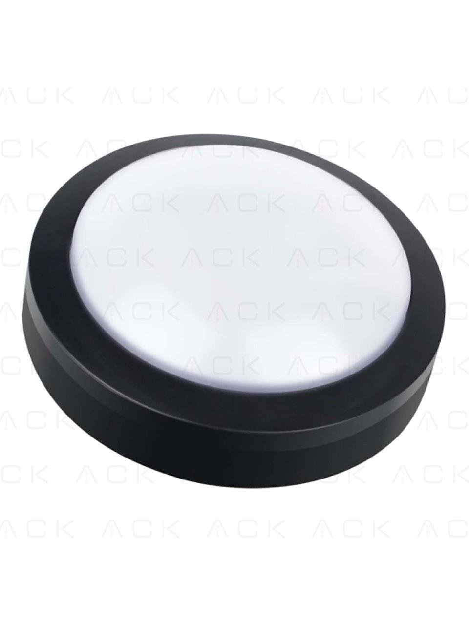 ACK AT10-51831 18W Siyah Led Tavan ve Duvar Armatürü 6500K Beyaz Işık IP65