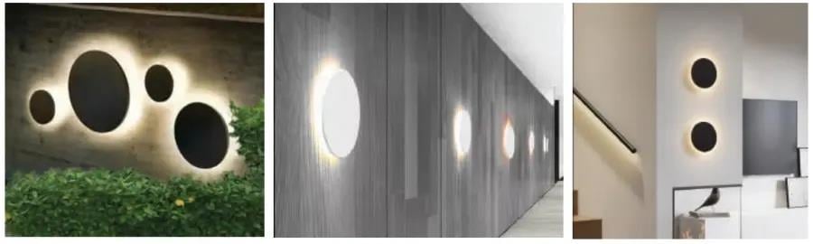 ACK AT15-01891 18W Led Duvar Armatürü Siyah Kasa 6500-4000-3000K