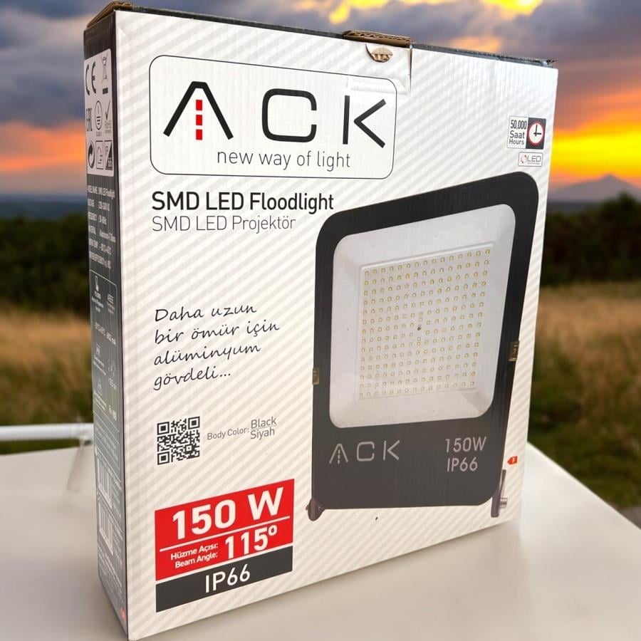 ACK AT62-19132 100W Led Projektör 6500K Beyaz Işık