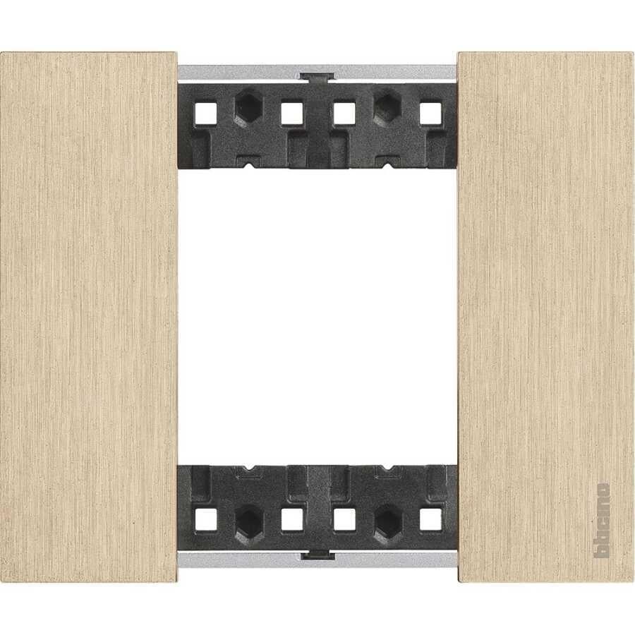 Bticino KA4802ZW Metal Çerçeve 2M Altın