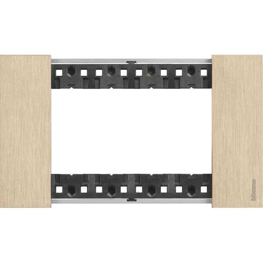 Bticino KA4804ZW Metal Çerçeve 4M Altın