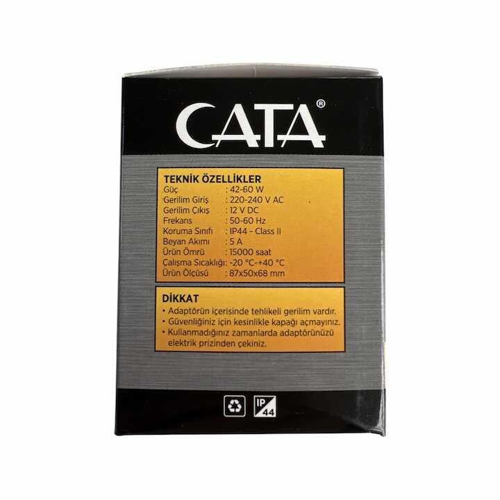 Cata CT-2553 5 Amper 220v Fişli Adaptör