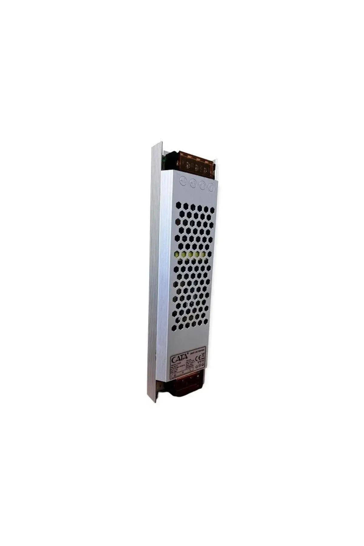 Cata CT-2676 17 Amper Şerit Led Trafosu 200W Süper Slim Fansız