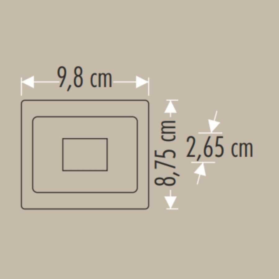 Cata CT-4656 20w Slim Led Projektör Beyaz Işık