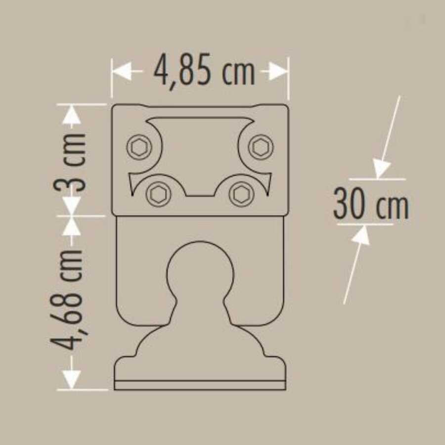 Cata Ct-4695 12w Gold Wall Washer 30cm Amber