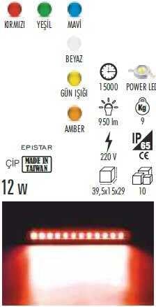 Cata Ct-4695m 12w Gold Wallwasher 30cmMavi