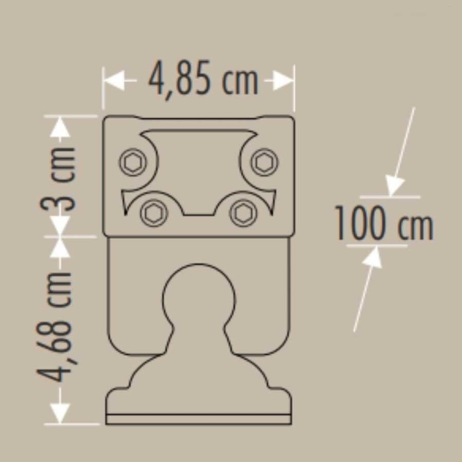 Cata CT-4697 36W Gold Wallwasher 100cm Günışığı