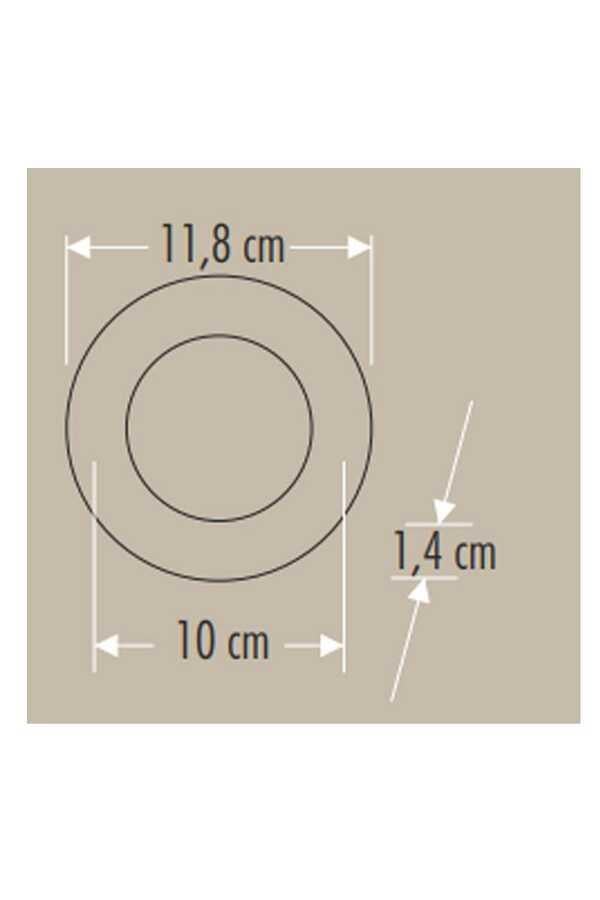 Cata CT-5125 6W Slim Led Panel Spot Armatür Siyah Kasa Beyaz Işık
