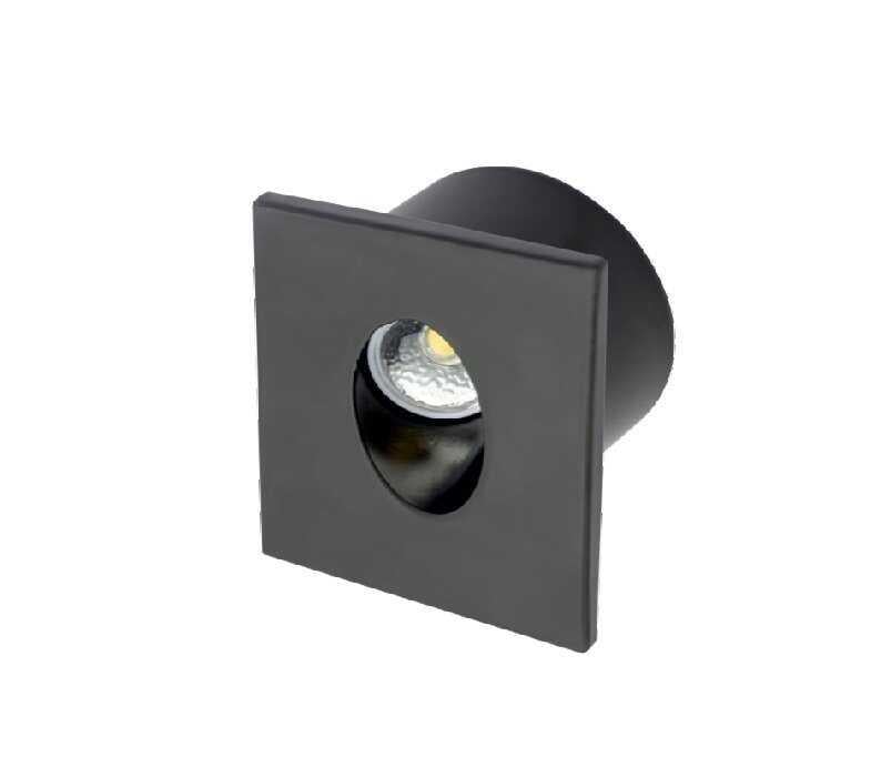 Cata CT-5179 3W Led Koridor Armatürü Siyah Kasa Günışığı