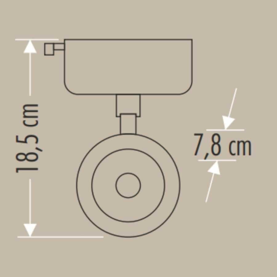 Cata CT-5310 15W Merkür Led Ray Spot Armatür 6000K Beyaz Işık