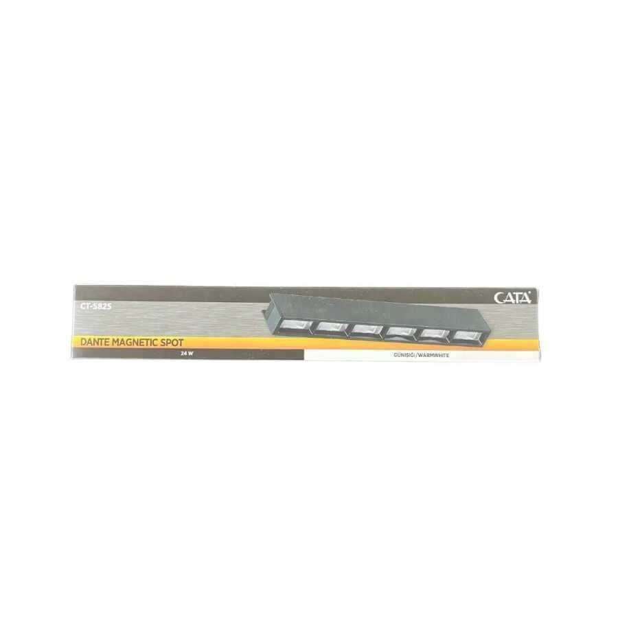 Cata CT-5825 24W Dante Magnetic Spot Siyah Günışığı