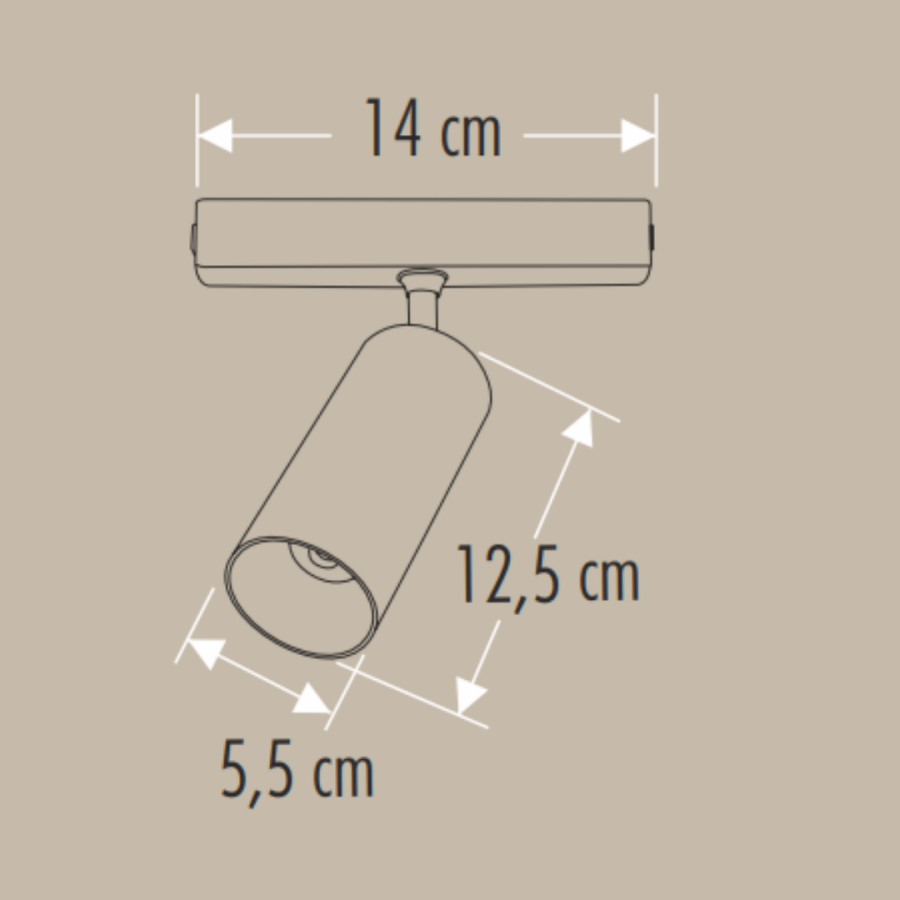 Cata CT-5862 30W Frank Magnetic Spot Siyah Günışığı