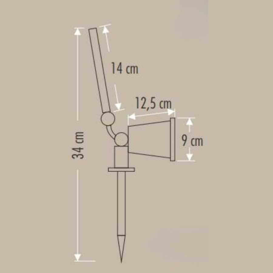 Cata CT-7310 7W Solar Led Bahçe Armatürü Günışığı