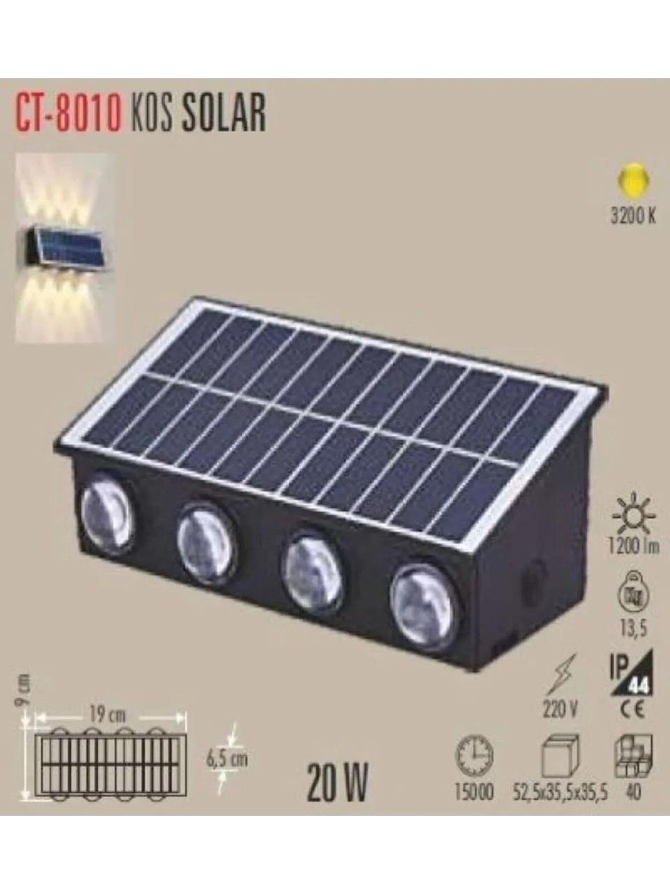 Cata CT-8010 Kos Solar Armatür Günışığı