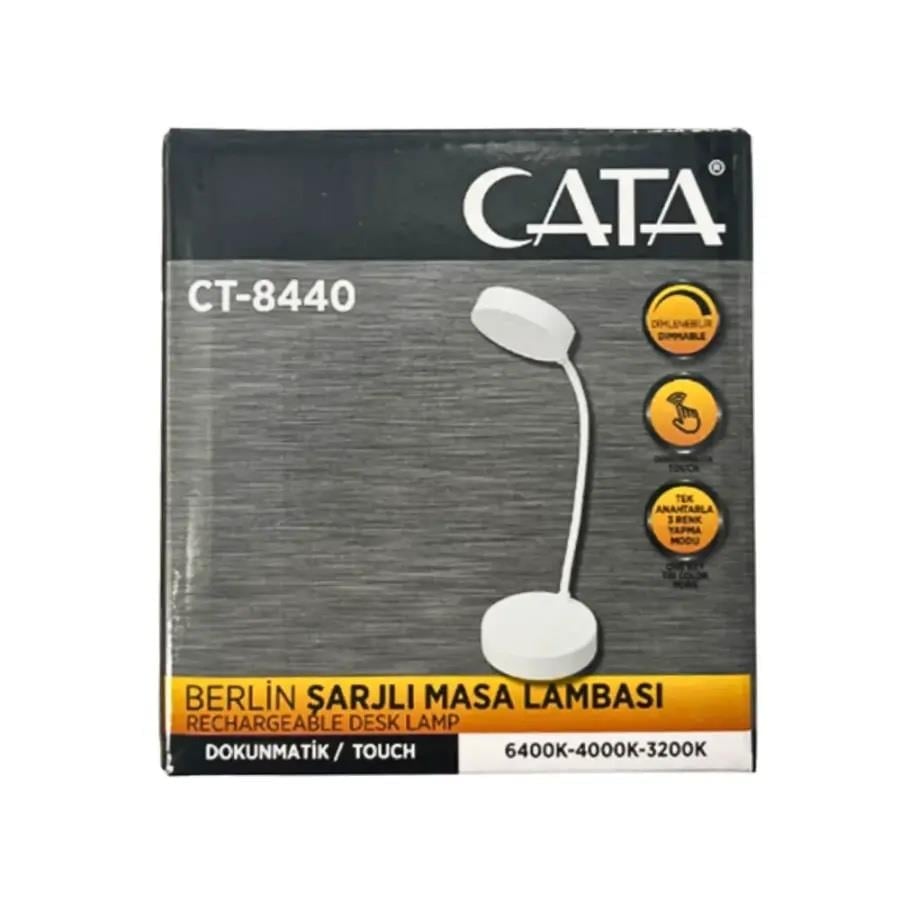 Cata CT-8440 Berlin Şarjlı Masa Lambası