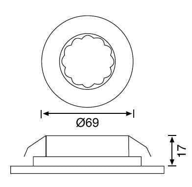 Jupiter 1,5W Merdiven Led Spot Sıva Altı (3000k+Günışığı) LW966S