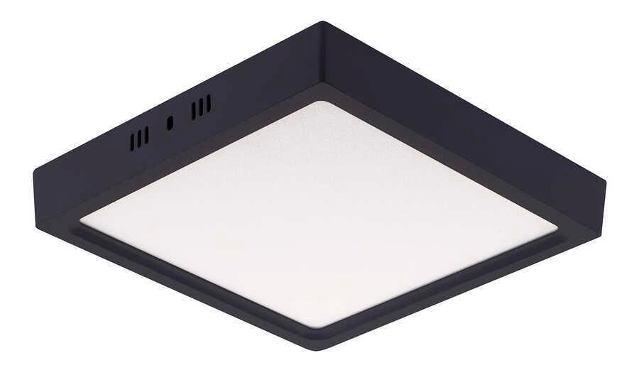 Jupiter 24W Led Kare Tavan Armatürü Siyah Kasa (Günışığı)