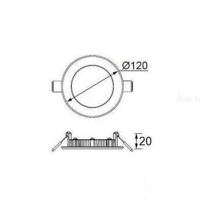 Jüpiter Ld481 S 6W Yuvarlak Panel Led (Günışığı)