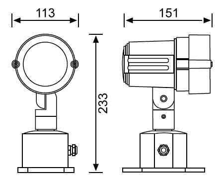 Jupiter LG981 Led Bahçe Spot (3000 Kelvin)