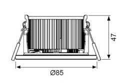 Jupiter LS453 Led Banyo Spot
