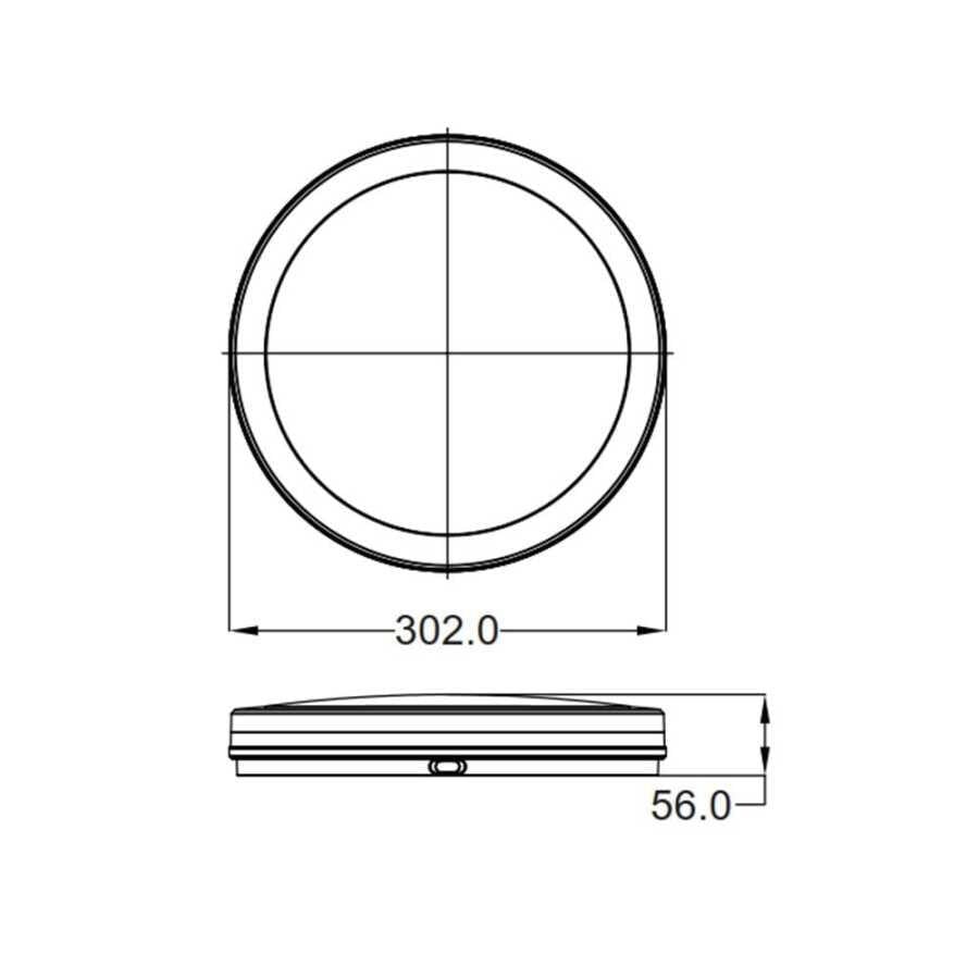 Jupiter LW300 Led Plastik Tavan Armatürü 30W