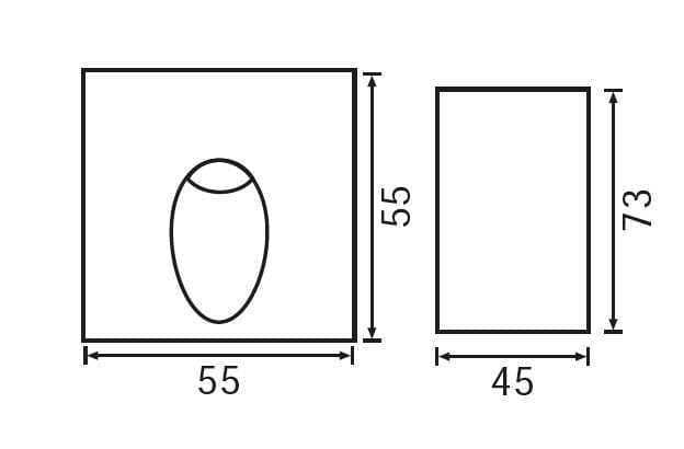 Jupiter LW984 S 3W Led Merdiven Armatürü 3000k Günışığı