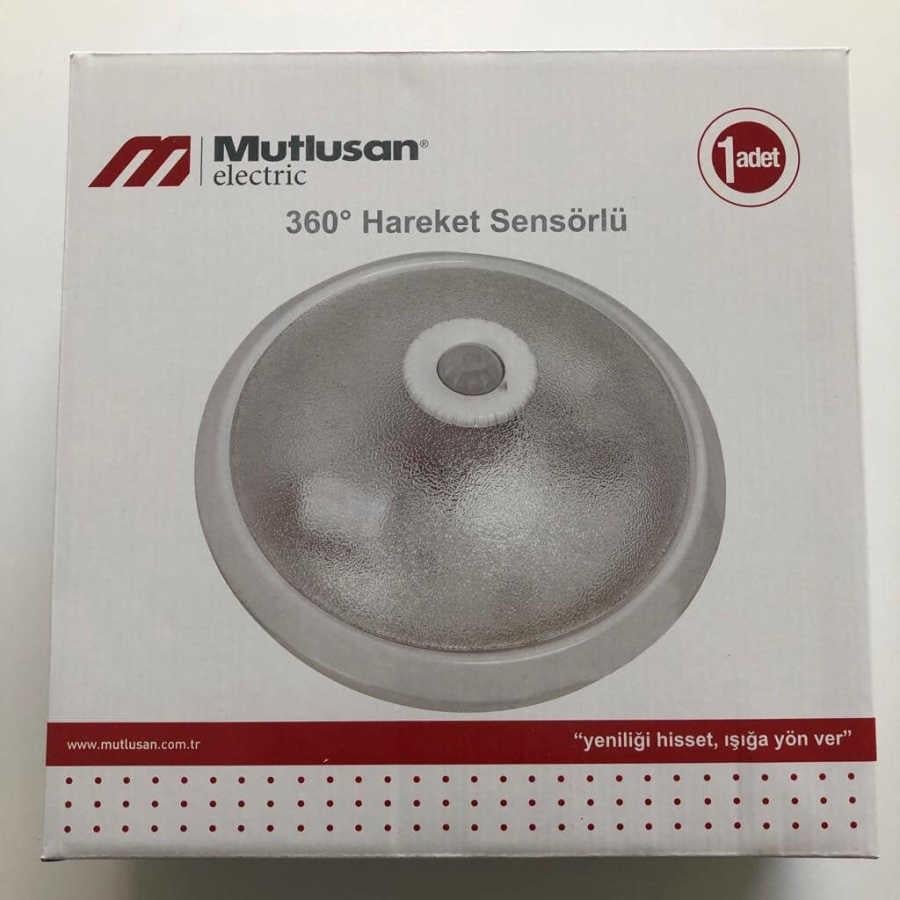Mutlusan 360° Sensörlü Tavan Glop Armatür (2x25w)