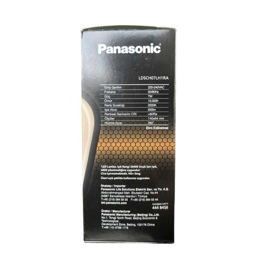 Panasonic 7W Led Rustik Lamba G95 (2700K)