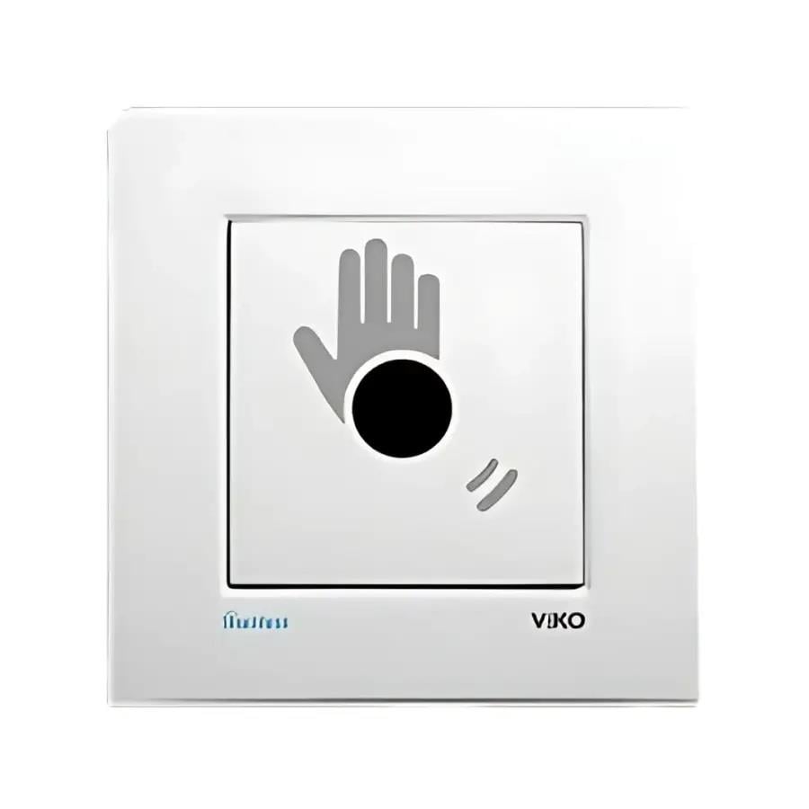 Viko Karre Meridian Beyaz Temassız Anahtar Mekanizma Düğme Kapak 90961083
