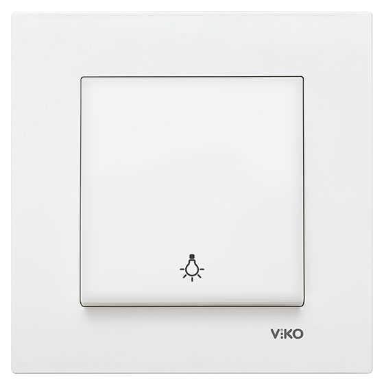 Viko Karre/Meridian Beyaz Light Mekanizma (Çerçeve Hariç) 90967003