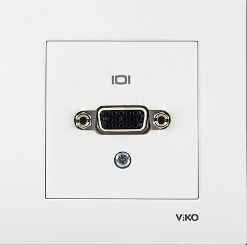 Viko Karre/Meridian Beyaz Vga Konnektör Mekanizma (Çerçeve Hariç) 90967166
