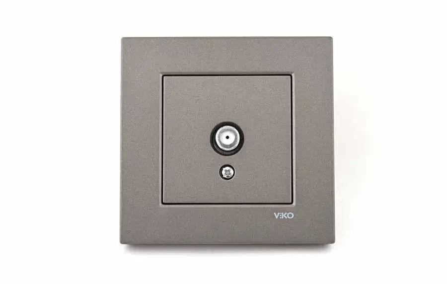Viko Linnera Life Granit Grisi TV Sonlu Mekanizma Kapak 90442010