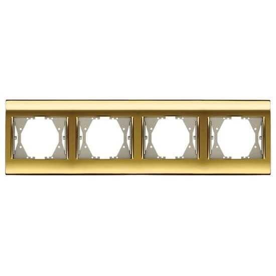 Viko Panasonic Thea Blu Gold+Dore Dörtlü Çerçeve Y