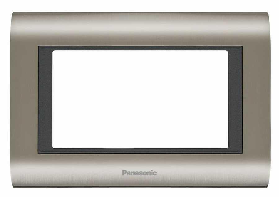 Viko Panasonic Thea Sistema 3M İnox Füme Çerçeve