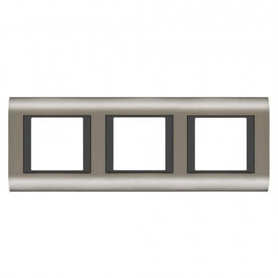 Viko Panasonic Thea Sistema Inox Füme 3X2M Çerçeve