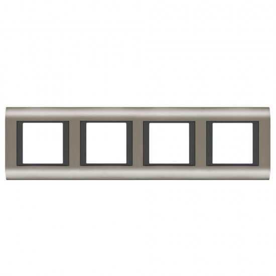 Viko Panasonic Thea Sistema Inox Füme 4X2M Çerçeve