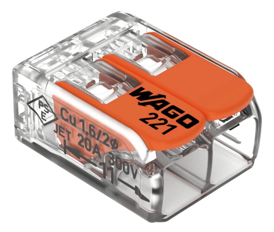 WAGO 221-412 2x4mm2 Buat ve Çok Amaçlı Klemens