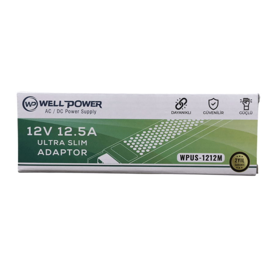 Wellbox 12V 12,5 Amper Metal Adaptör 150W