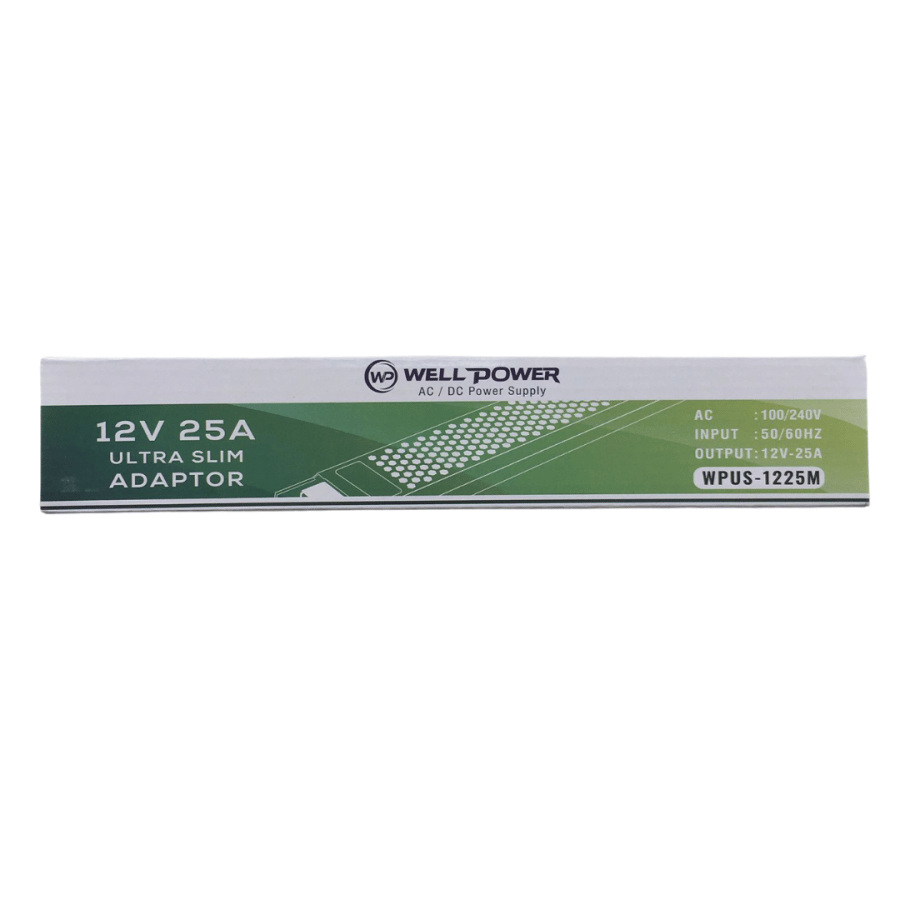 Wellbox 12V 25 Amper Metal Adaptör 300W