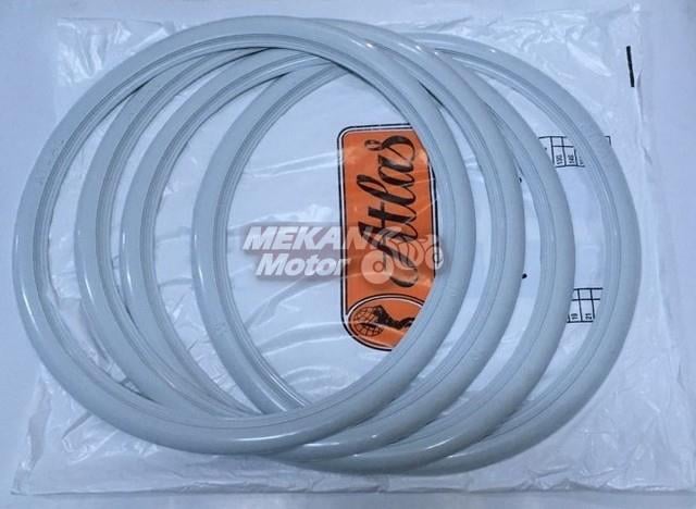 WHITE WALL TYRE TRIMS SET 19