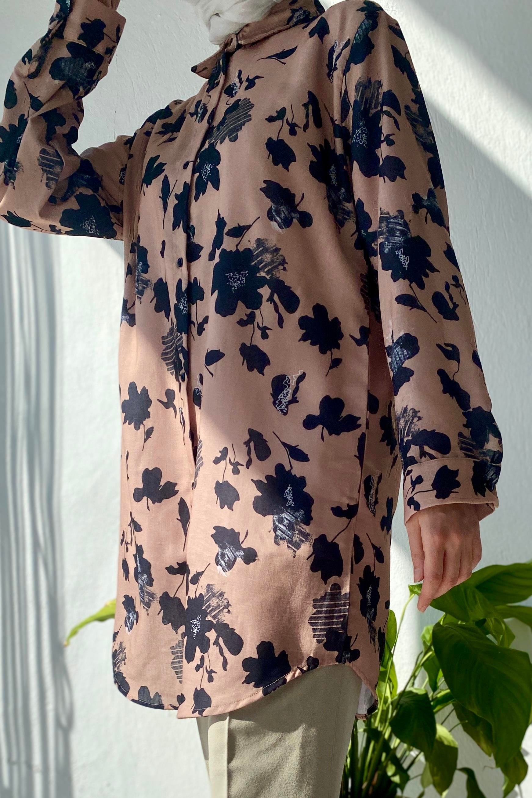 Çiçek Desenli Tunik