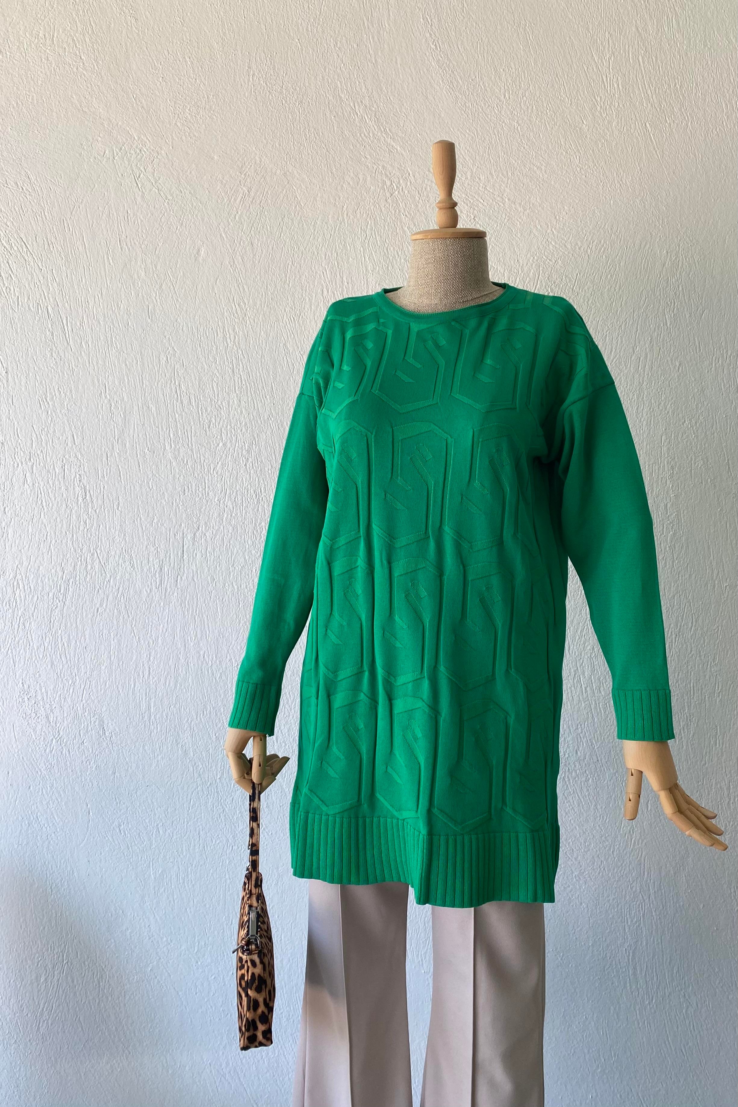 Masal Merserize Tunik Yeşil