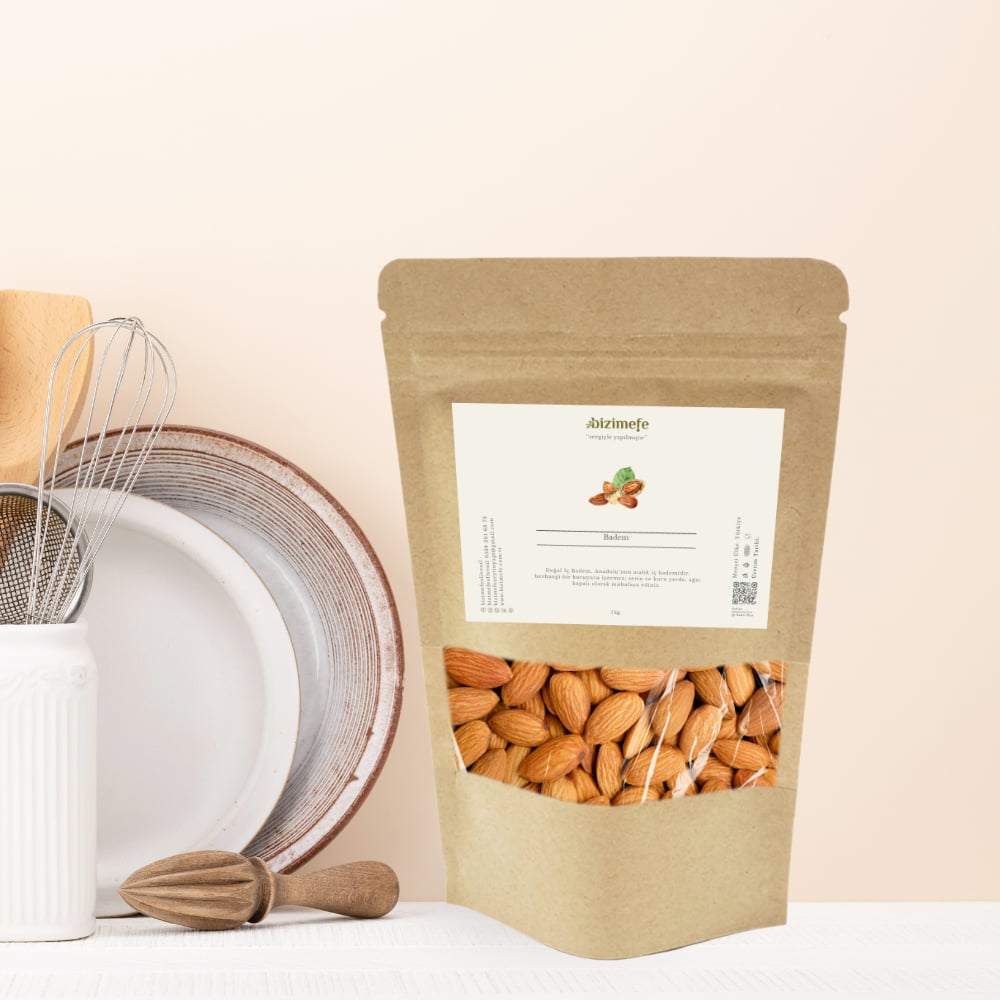 Bizimefe Doğal İç Badem 1 kg