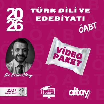 2026 TÜRK DİLİ VE EDEBİYATI ÖĞRETMENLİĞİ ÖABT | VİDEO DERS 