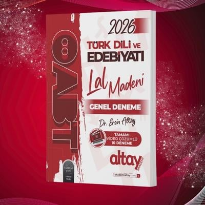 TÜRK DİLİ VE EDEBİYATI ÖABT LAL MADENİ 10'LU GENEL DENEME 