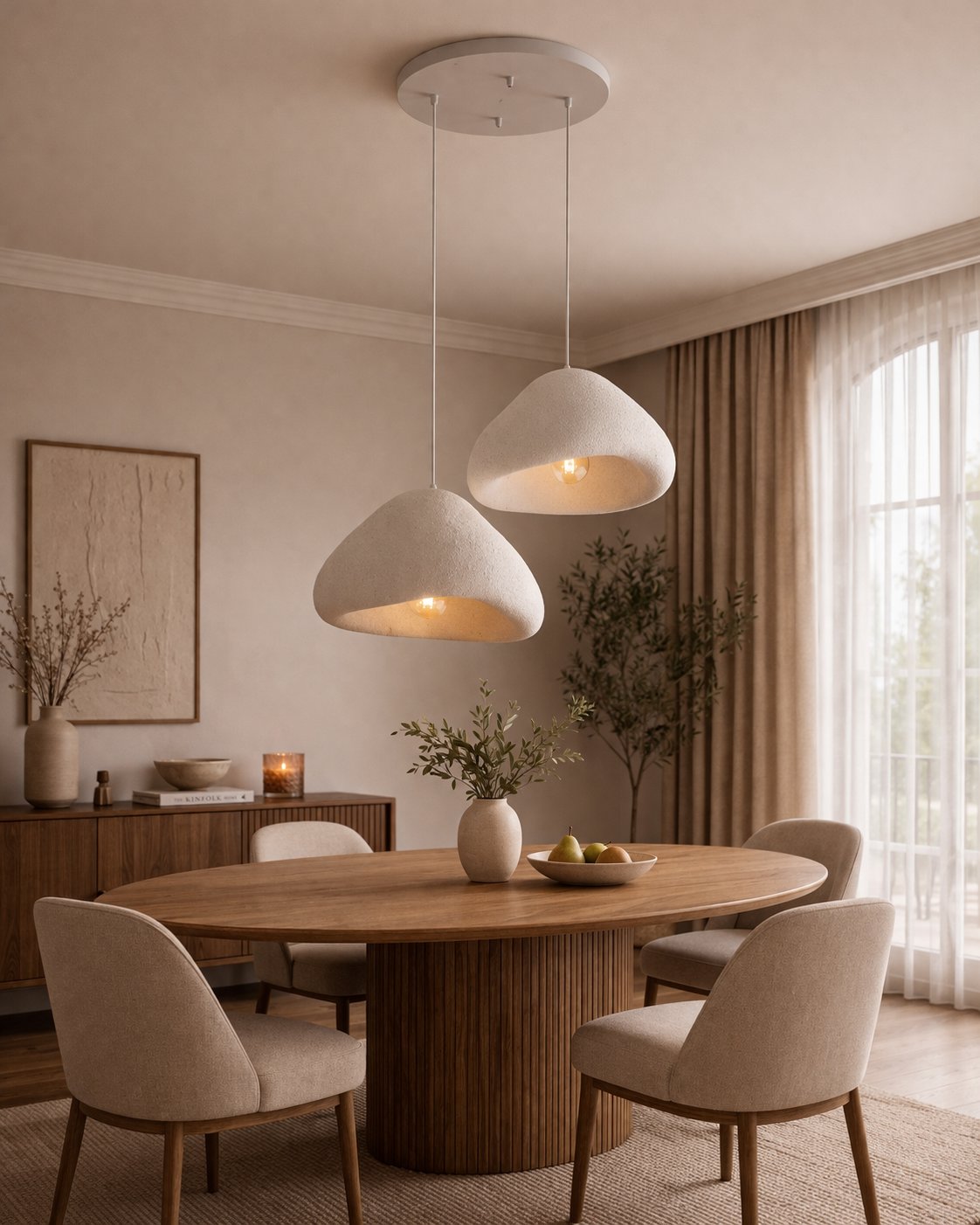 Lore Serisi 40-40 cm 2'li Avize Seti