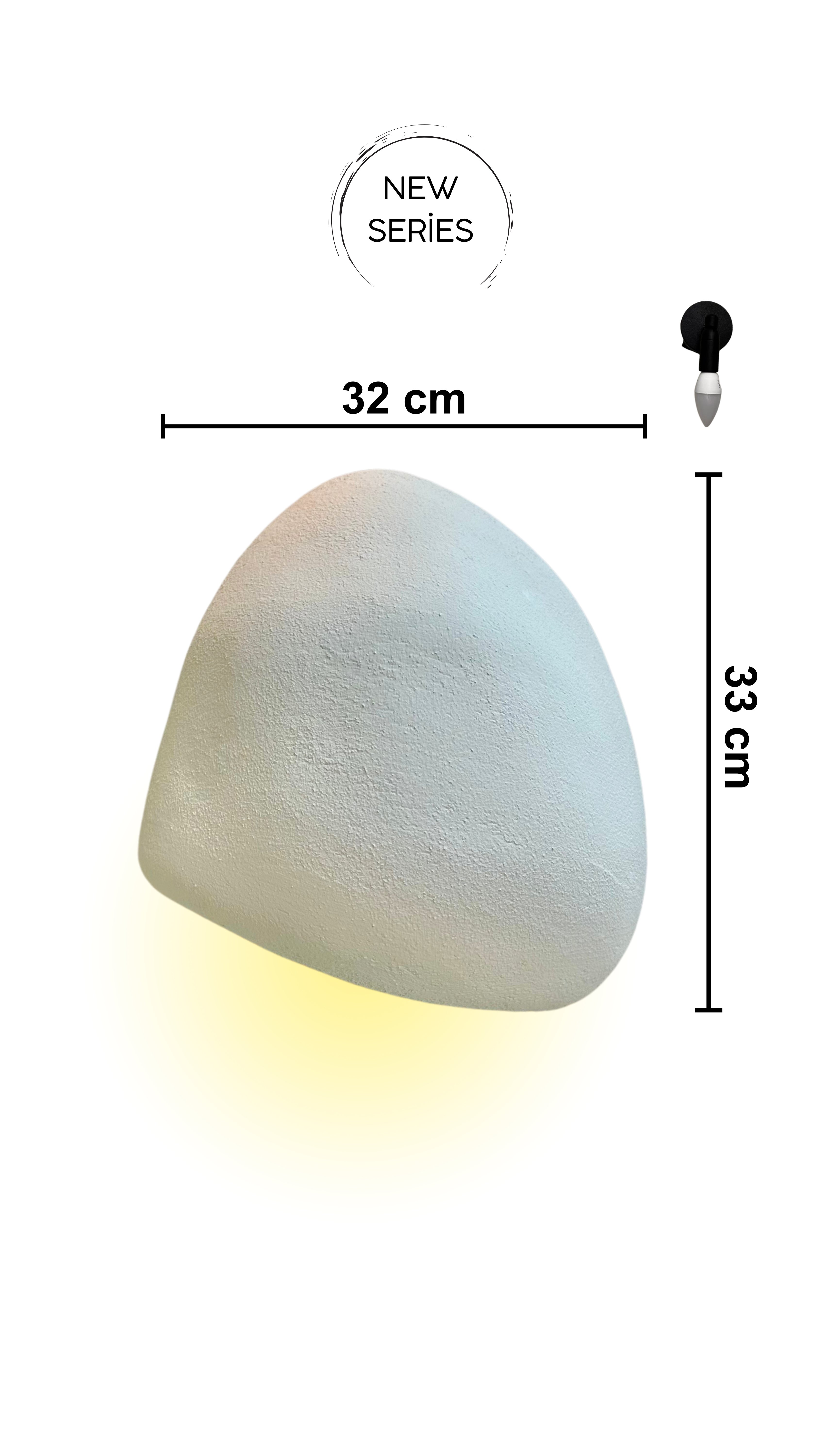 Lore Serisi Duvar Aplik - Elektrik Bağlantılı 32 cm