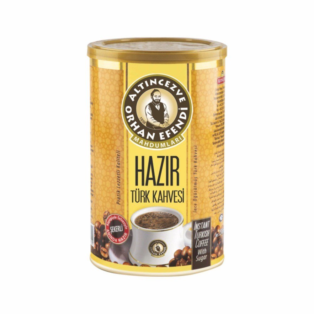 Hazır Türk Kahvesi Şekerli Teneke 250 Gr