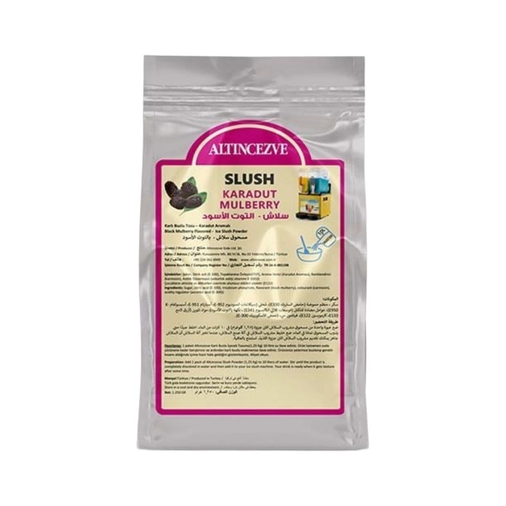 Ice Slush Karlı Buzlu Karlama Tozu | Karadut 1.250 Gr - 10 L